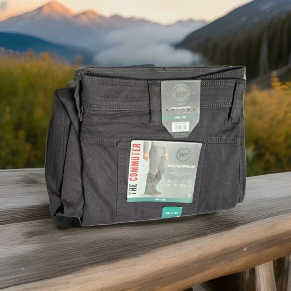WP Weatherproof The Commuter Stretch Flex Waistband Pant Grey 40x30 **SEE DESC** - Picture 1 of 10